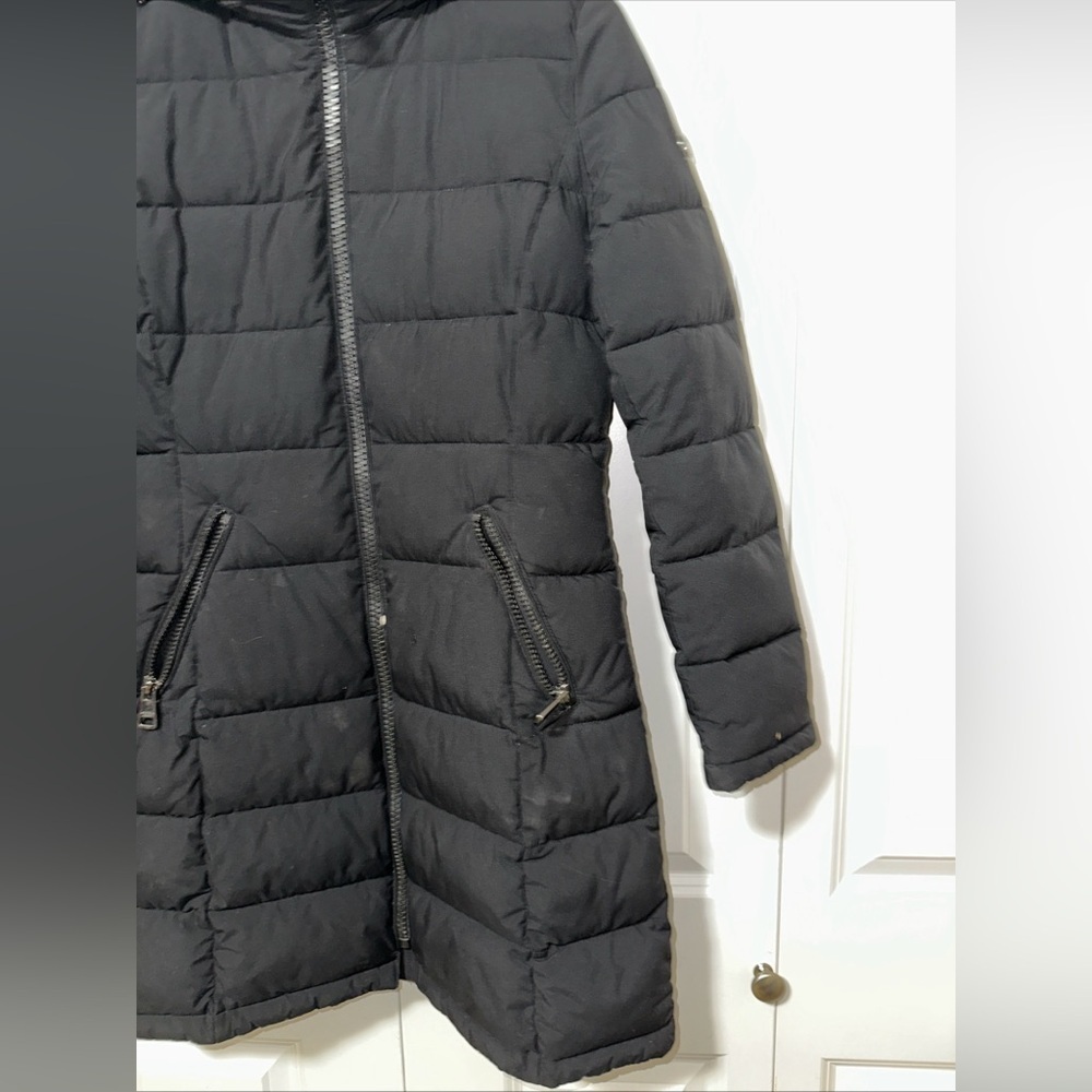 Andrew Marc Stretch Ladies Long Parka Detachable Hood Jacket S - Picture 4 of 8